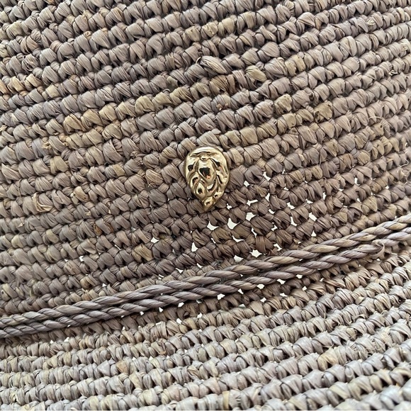 Helen Kaminski 100% raffia grey hat - Picture 8 of 13